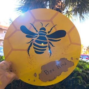Bee Kind Hand painted Vinyl